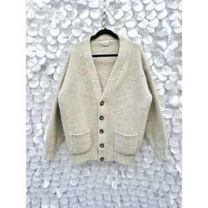 Vintage XL BENETTON 100% Wool Cardigan Sweater